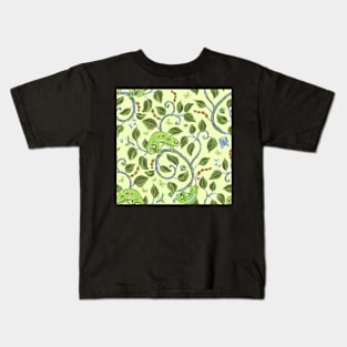 Chameleon greens- What a Wonderful World Kids T-Shirt